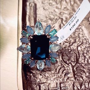 SOLD Atelier Mon 14KGold Plated Multi-crystal Ring